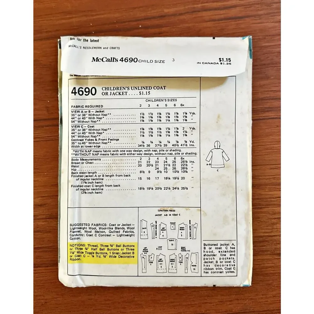 McCalls this product